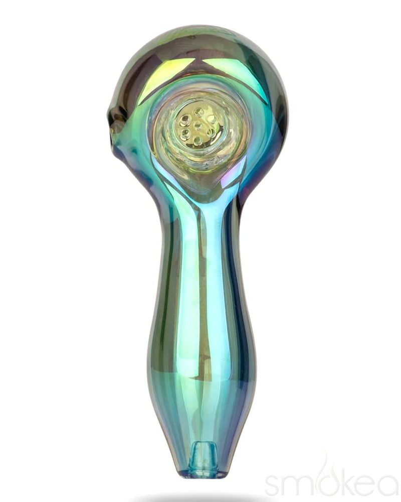 Red Eye Tek 4" Terminator Spoon Hand Pipe Green