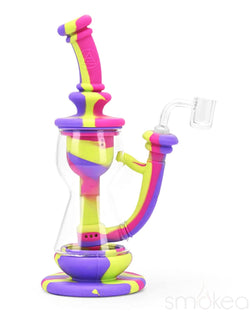 Ritual 10" Deluxe Silicone Incycler Dab Rig Miami Sunset