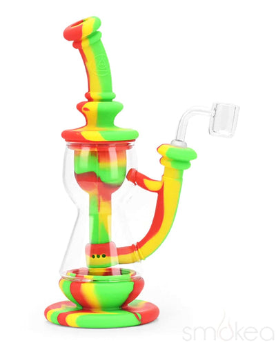 Ritual 10" Deluxe Silicone Incycler Dab Rig Rasta
