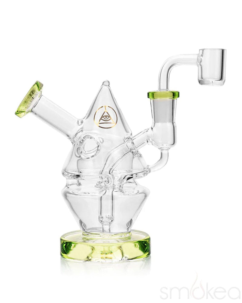 Ritual 4.5" Water Bender Fab Cone Dab Rig Lime Green