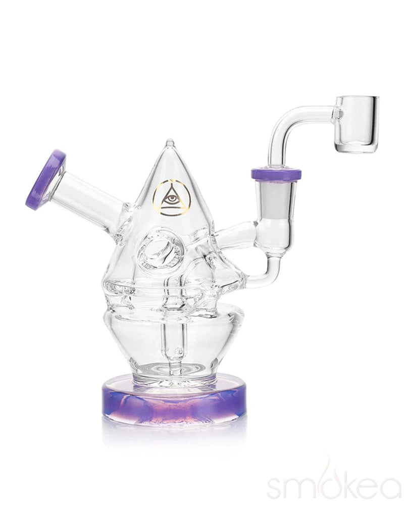 Ritual 4.5" Water Bender Fab Cone Dab Rig Slime Purple