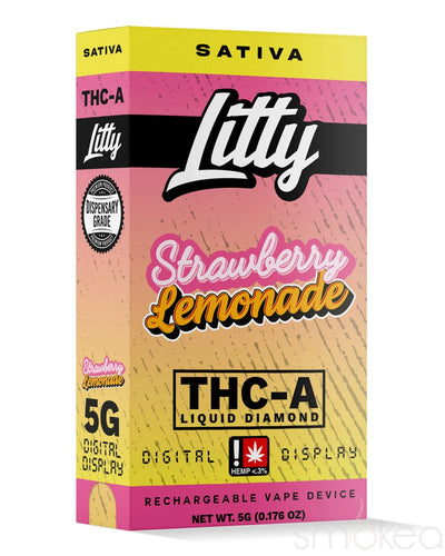 Runtz x Litty 5g THCA Signature Blend Vape - Strawberry Lemonade