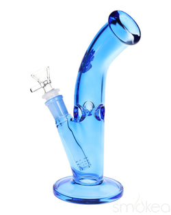 SeshGear Lean Back Bent Tube Colored Glass Bong