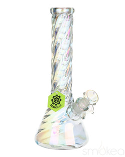 SeshGear Positive Twist Beaker Glass Bong Medium