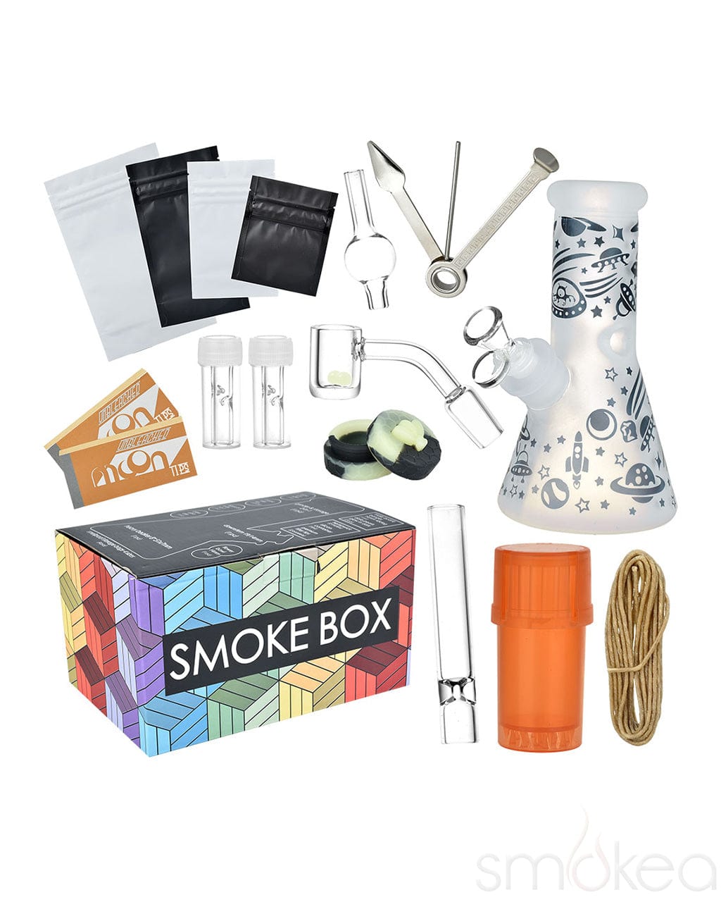 Smoke Box Water Pipe and Smoking Kit