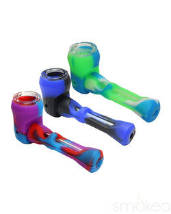 SMOKEA Silicone/Glass 2-in-1 Pipe & Chillum