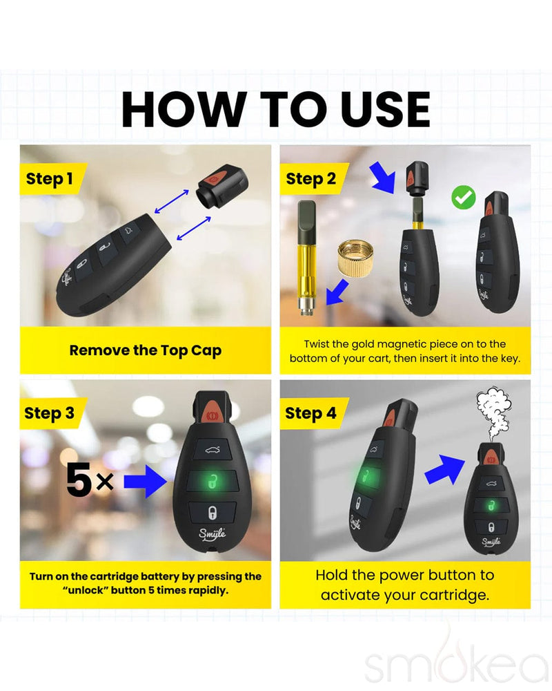 Smyle Labs Penjamin Key Fob Vape Cart Battery Smyle Labs Penjamin Key Fob Vape Cart Battery