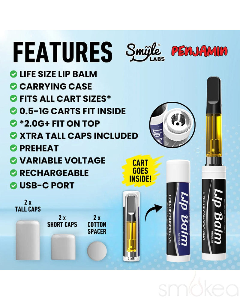 Smyle Labs Penjamin Lip Balm Vape Cart Battery