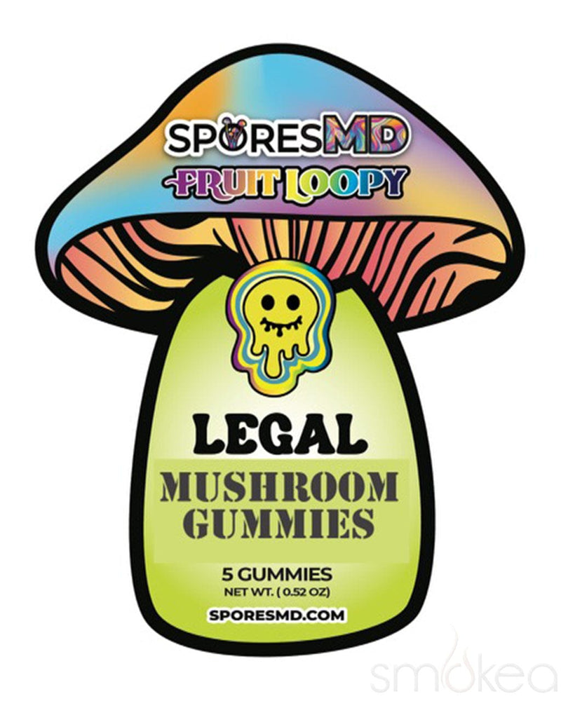 Spores MD Infused Mushroom Gummies - Fruit Loopy (5-Pack)