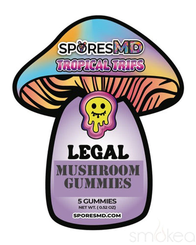 Spores MD Infused Mushroom Gummies - Tropical Trips (5-Pack)