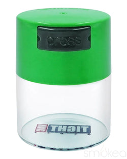 Tightvac 10g Glass Storage Jar Green