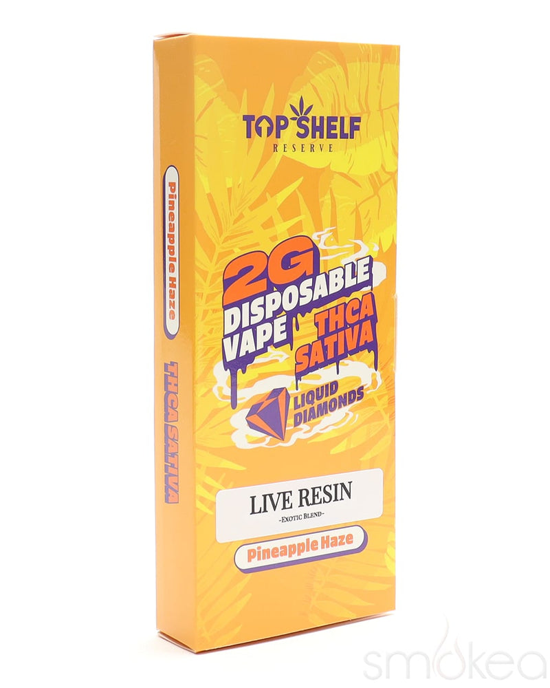 Top Shelf Hemp 2g Liquid Diamonds Blend Vape - Pineapple Haze