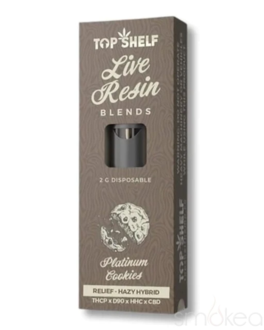 Top Shelf Hemp 2g Live Resin Blend Disposable Vape - Platinum Cookies Top Shelf Hemp 2g Live Resin Blend Disposable Vape - Platinum Cookies