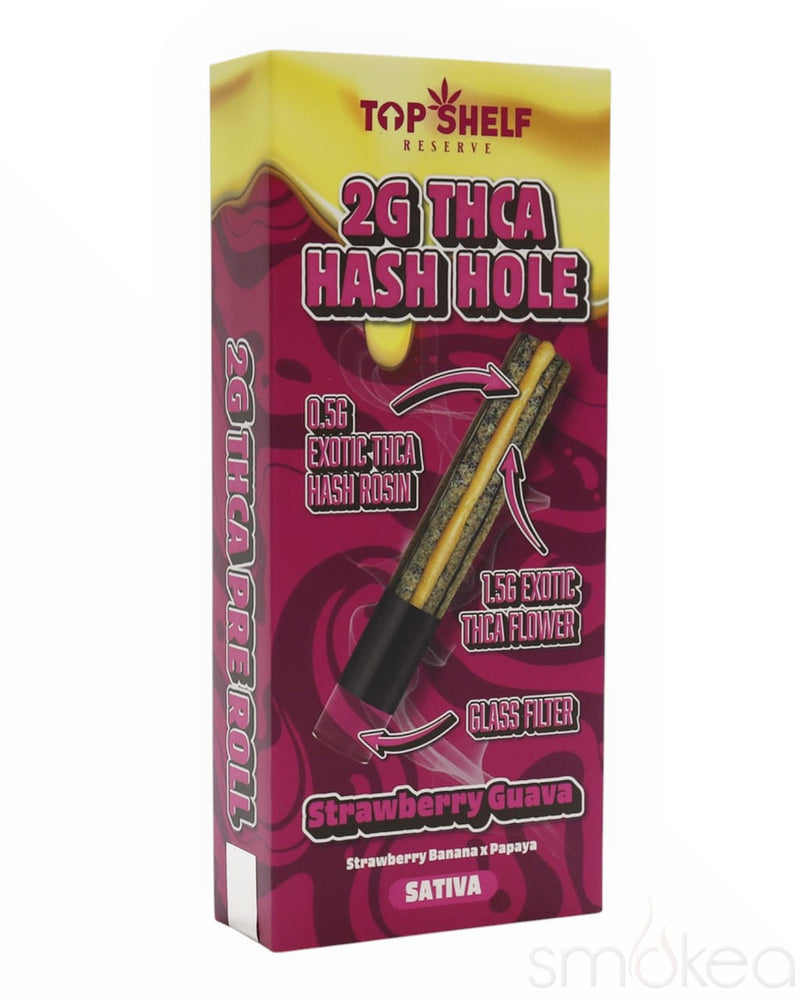 Top Shelf Hemp THCA Hash Hole Pre-Roll - Strawberry Guava