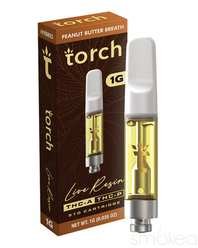 Torch 1g THCA Live Resin Blend Cartridge - Peanut Butter Breath