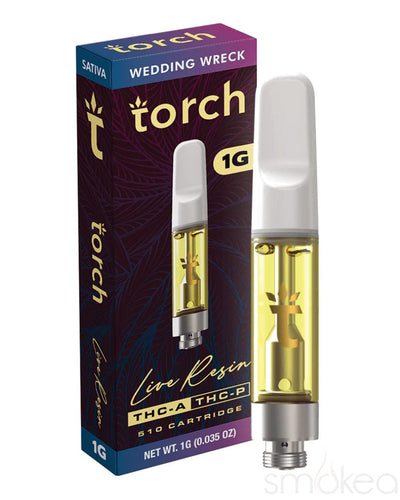 Torch 1g THCA Live Resin Blend Cartridge - Wedding Wreck