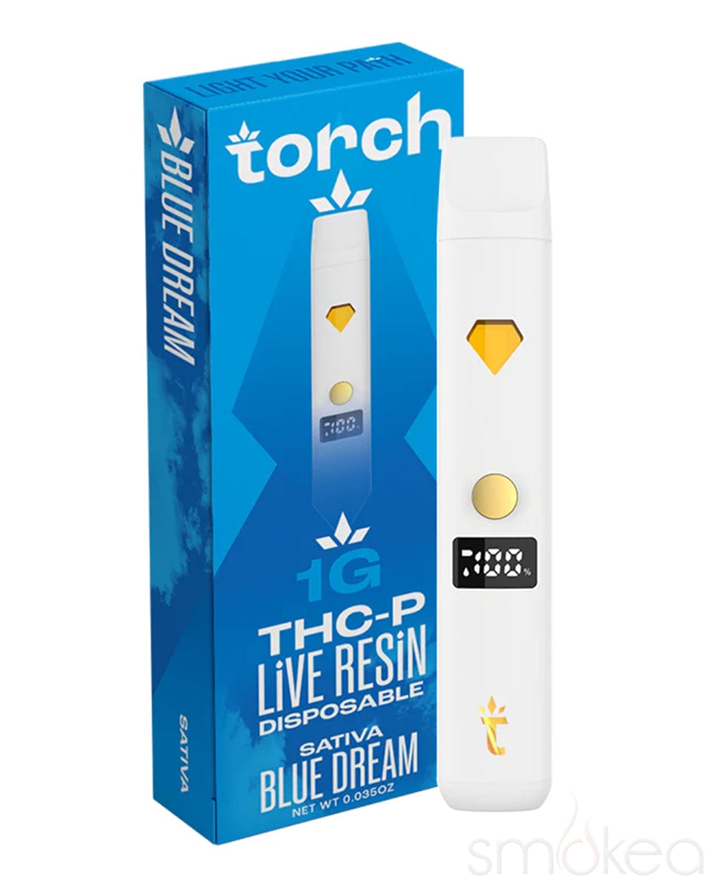 Torch 1g THCP Live Resin Disposable Vape - Blue Dream Torch 1g THCP Live Resin Disposable Vape - Blue Dream
