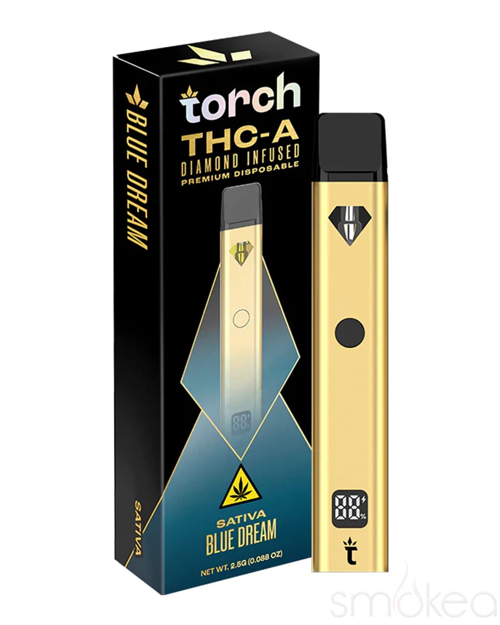 Torch 2.5g THCA Diamond Infused Vape - Blue Dream Torch 2.5g THCA Diamond Infused Vape - Blue Dream