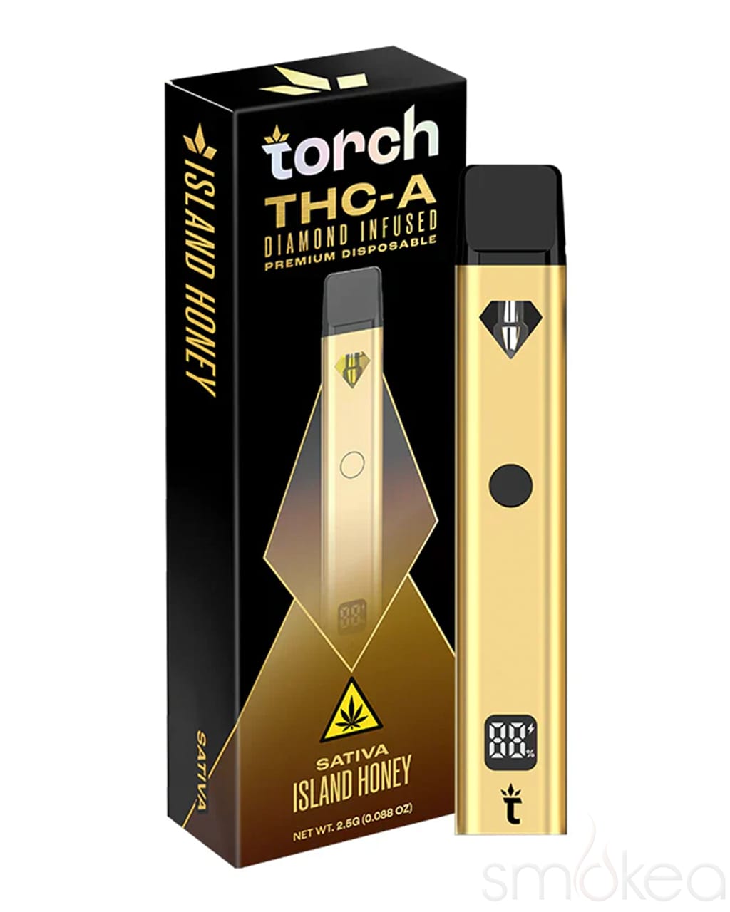 Torch 2.5g THCA Diamond Infused Vape - Island Honey