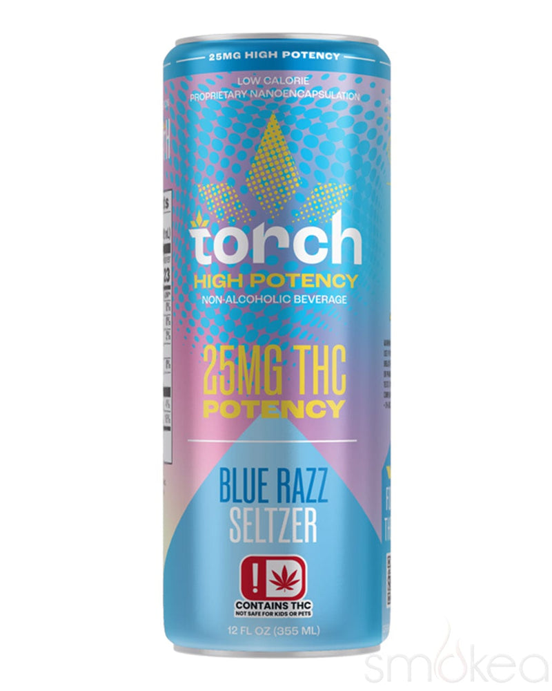 Torch 25mg High Potency THC Seltzer - Blue Razz