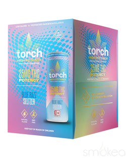 Torch 25mg High Potency THC Seltzer - Blue Razz