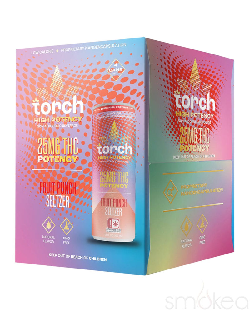 Torch 25mg High Potency THC Seltzer - Fruit Punch