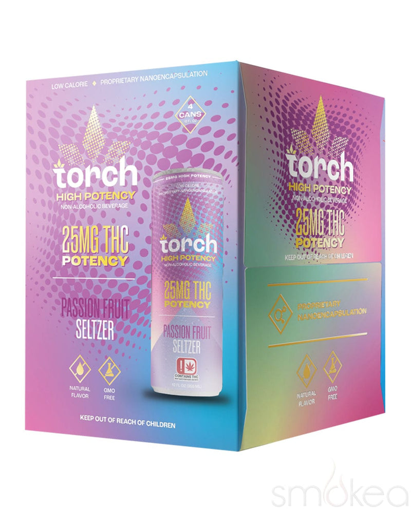 Torch 25mg High Potency THC Seltzer - Passion Fruit