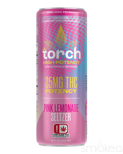 Torch 25mg High Potency THC Seltzer - Pink Lemonade