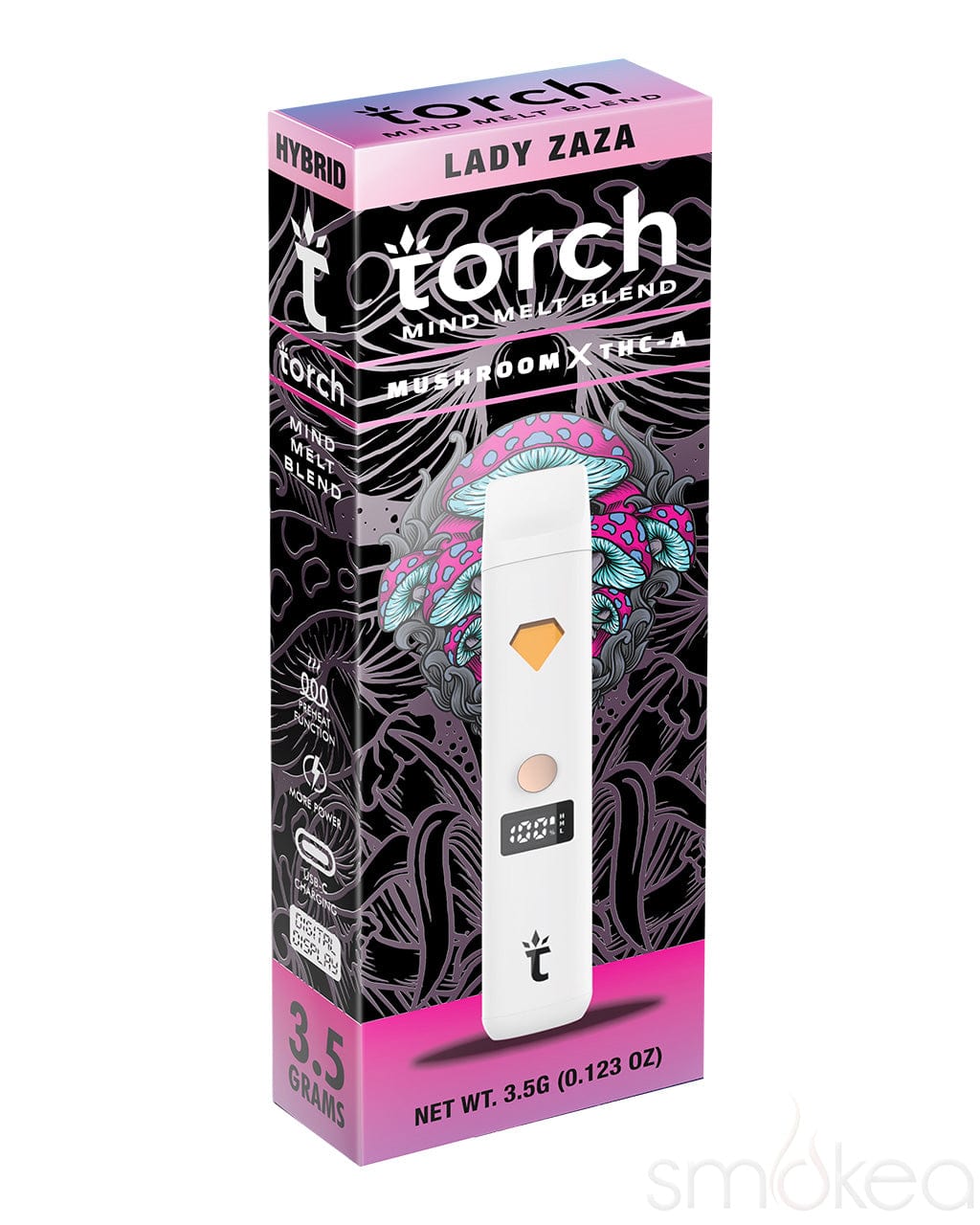 Torch 3.5g Mind Melt Blend Disposable Vape - Lady Zaza Torch 3.5g Mind Melt Blend Disposable Vape - Lady Zaza