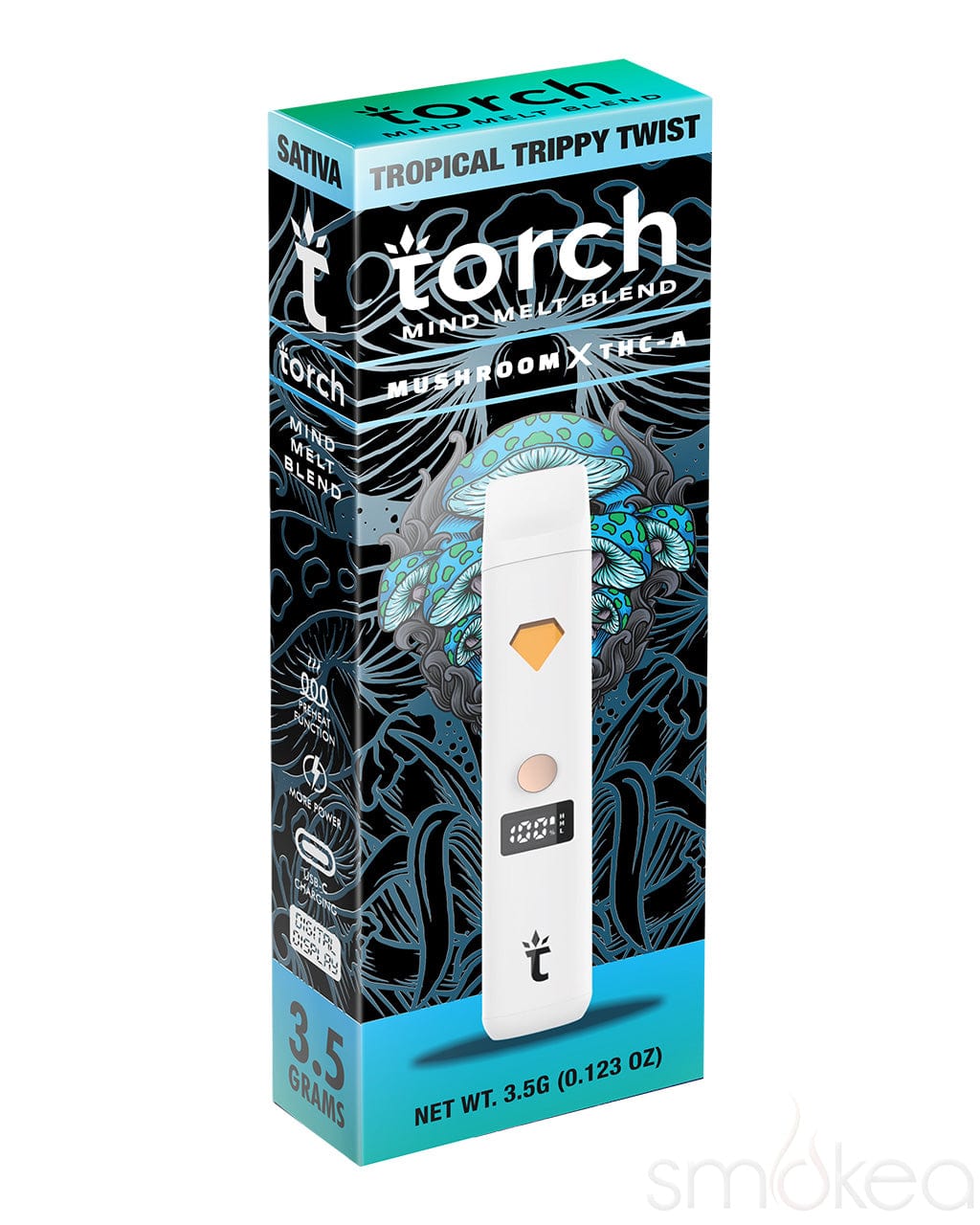 Torch 3.5g Mind Melt Blend Disposable Vape - Tropical Trippy Twist Torch 3.5g Mind Melt Blend Disposable Vape - Tropical Trippy Twist