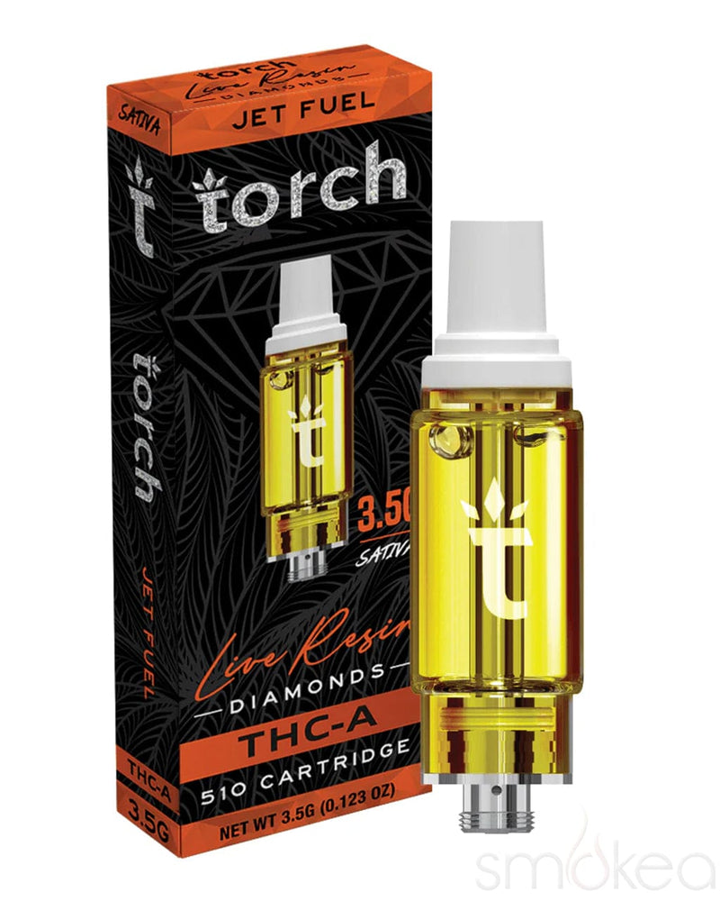 Torch 3.5g THCA Live Resin Diamonds Cartridge - Jet Fuel