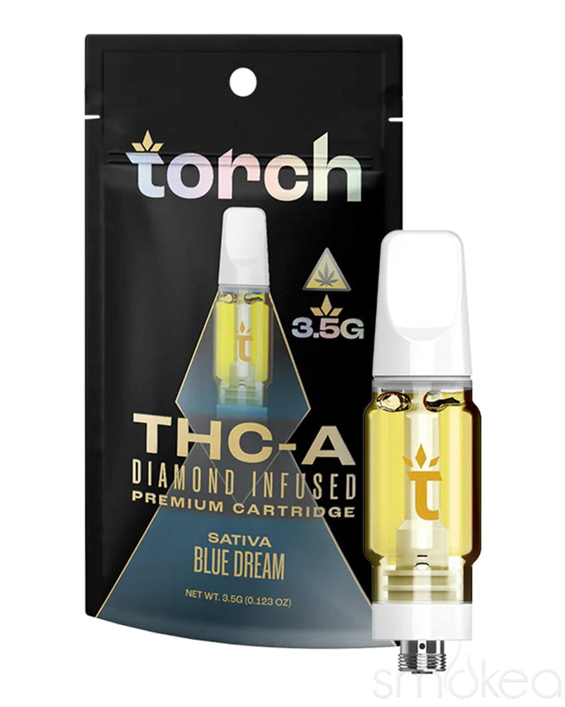 Torch 3.5g THCA T5 Diamond Infused Cartridge - Blue Dream