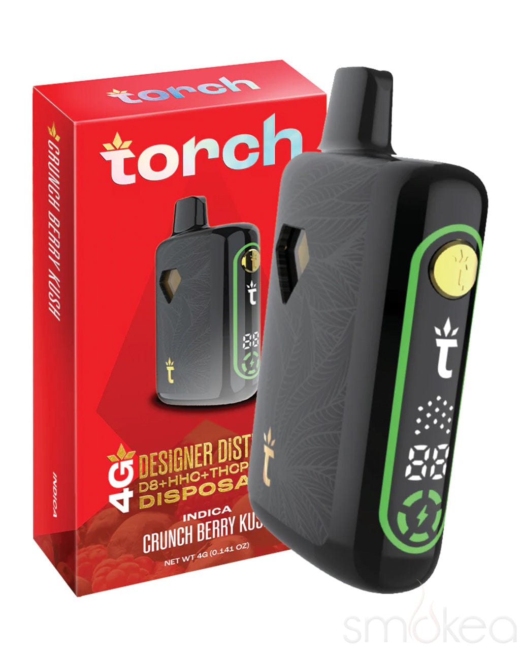 Torch 4g Designer Distillate Vape - Crunch Berry Kush Torch 4g Designer Distillate Vape - Crunch Berry Kush