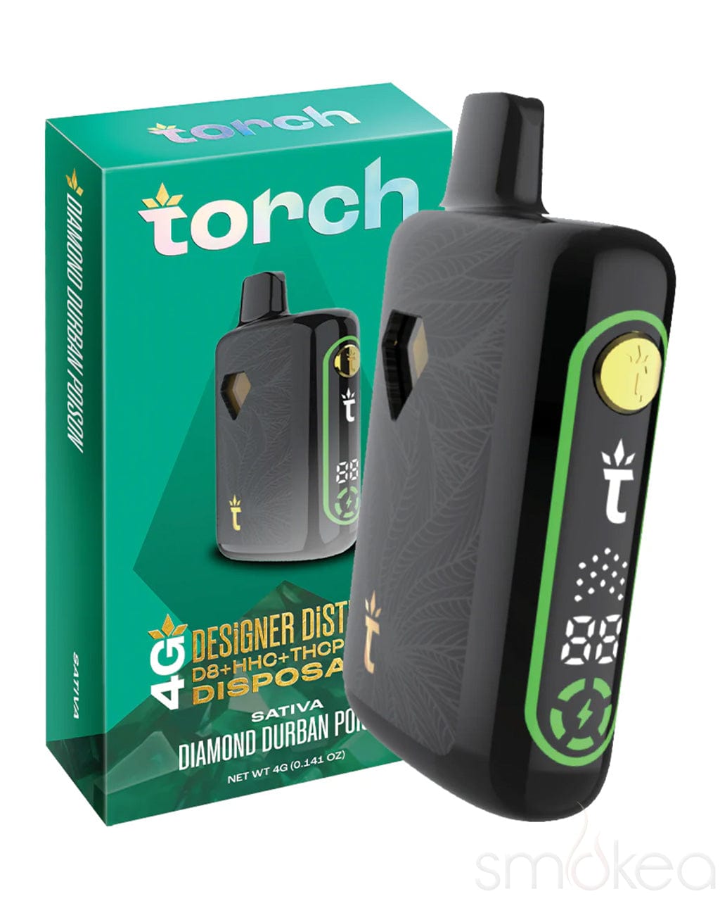Torch 4g Designer Distillate Vape - Diamond Durban Poison