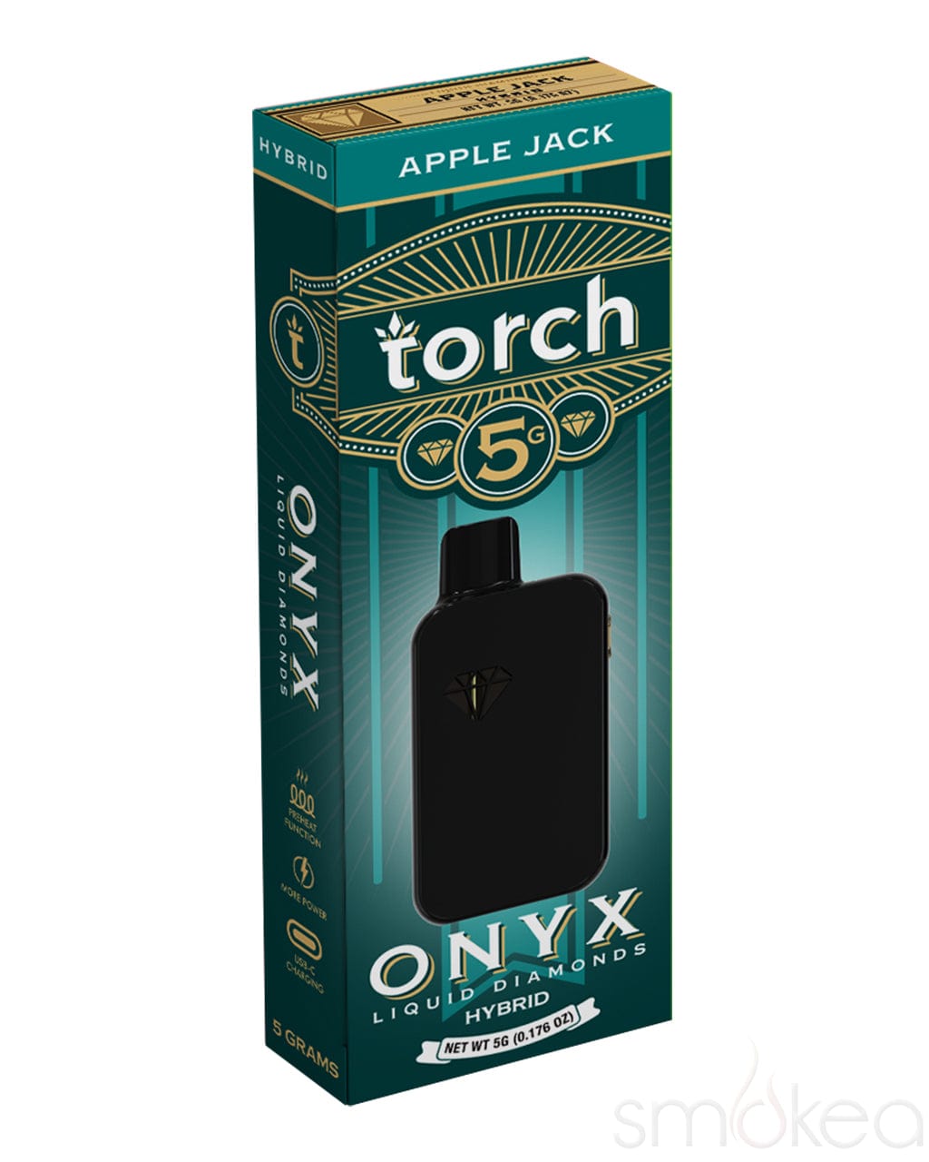 Torch 5g Onyx THCA Liquid Diamonds Vape - Apple Jack