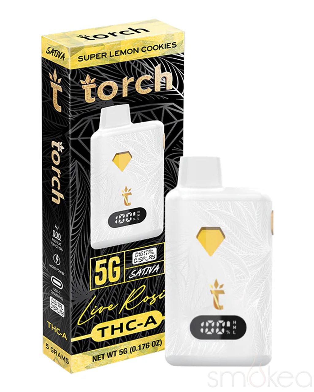 THCA Live Rosin Disposable | Super Lemon Cookies | SMOKEA THCA Live Rosin Disposable | Super Lemon Cookies | SMOKEA