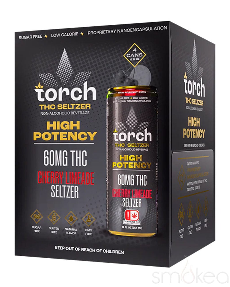 Torch 60mg High Potency THC Seltzer - Cherry Limeade
