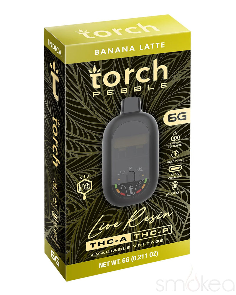 Torch 6g Pebble THCA Live Resin Blend Vape - Banana Latte