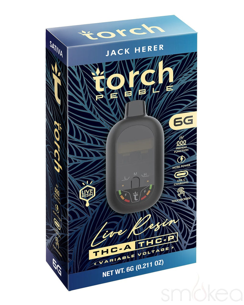 Torch 6g Pebble THCA Live Resin Blend Vape - Jack Herer