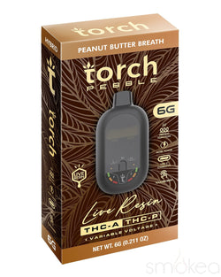 Torch 6g Pebble THCA Live Resin Blend Vape - Peanut Butter Breath