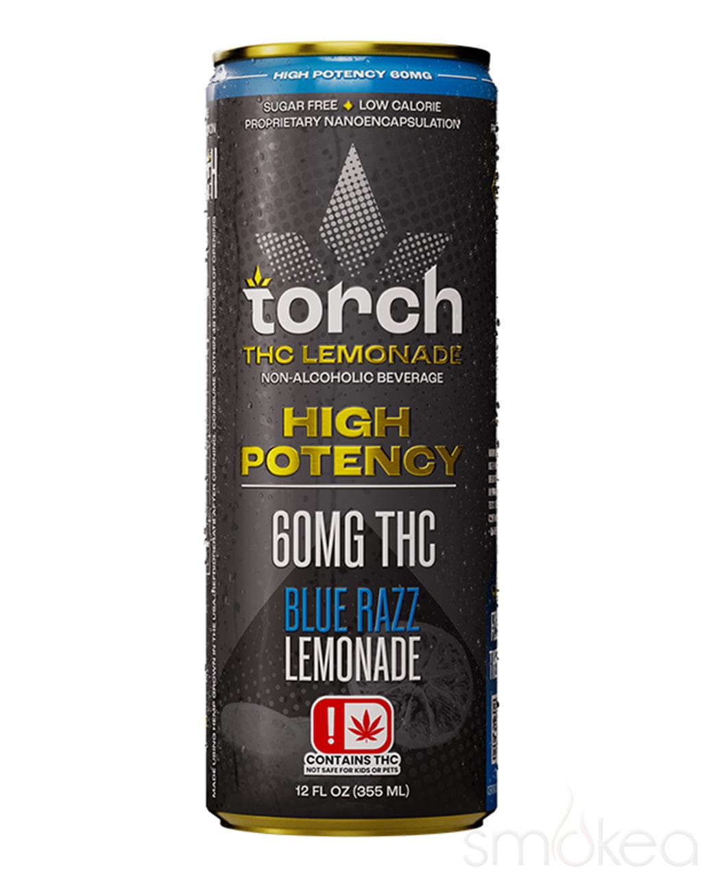 Torch High Potency THC Seltzer - Blue Razz Lemonade