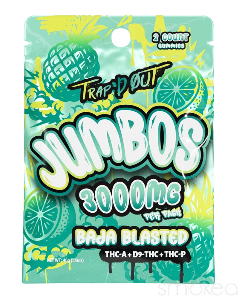 Trap'd Out 3000mg Jumbos THC Gummies - Baja Blasted