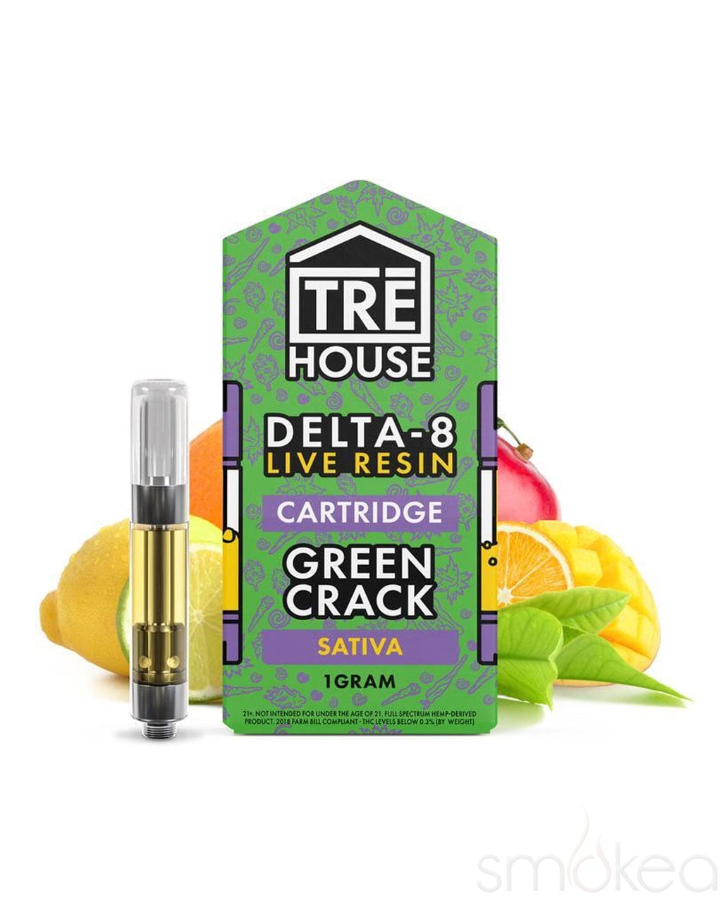 TR House 1g Live Resin Delta 8 Cartridge - Green Crack TR House 1g Live Resin Delta 8 Cartridge - Green Crack