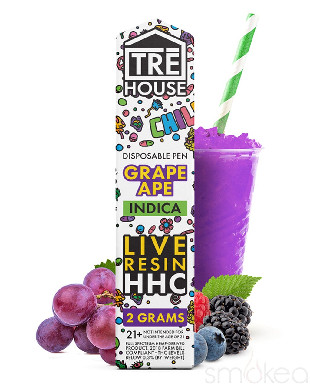 TR House 2g Live Resin HHC Vape - Grape Ape TR House 2g Live Resin HHC Vape - Grape Ape