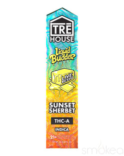 TRĒ House 2g Live Resin Liquid Budder Vape - Sunset Sherbet