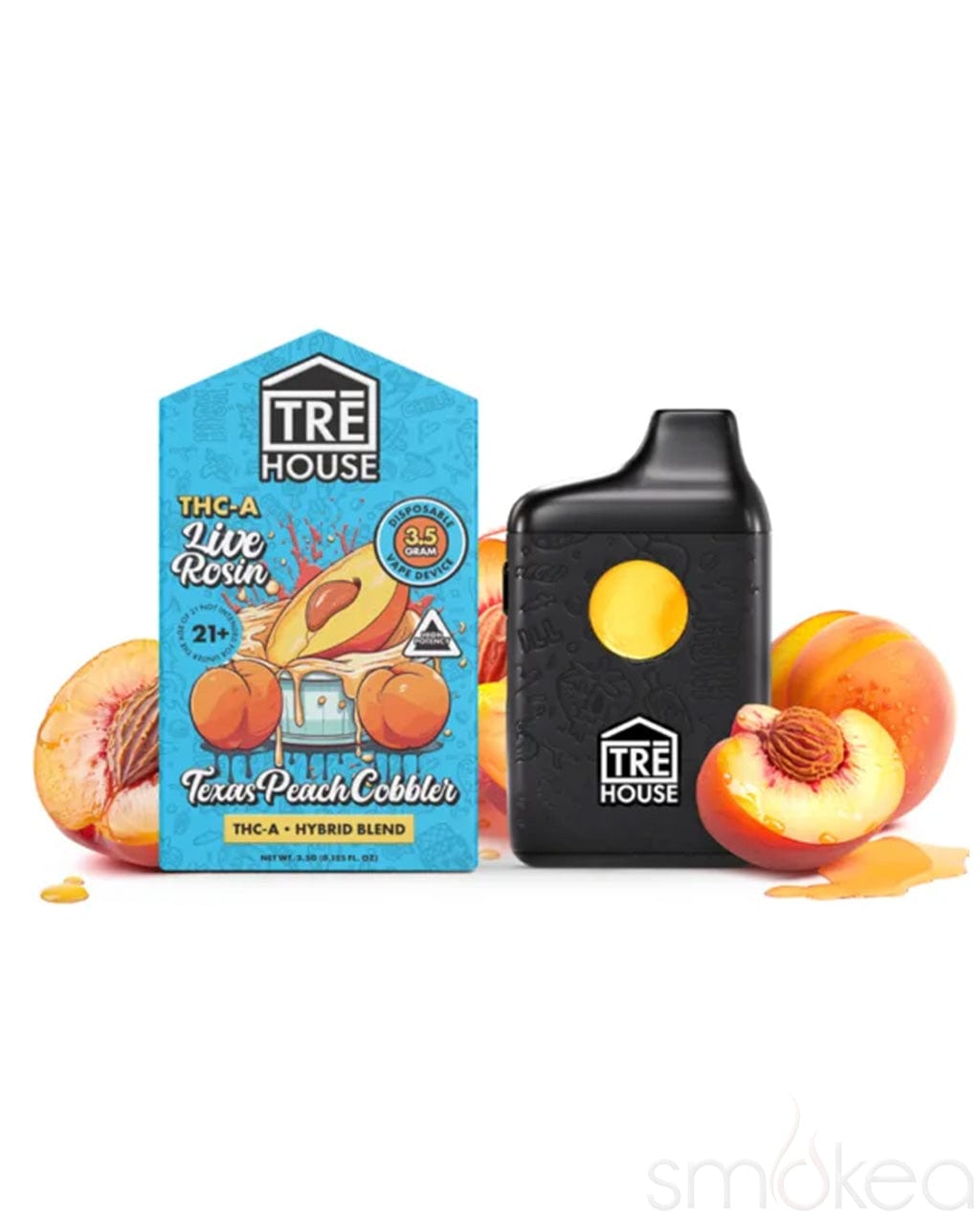 TR House 3.5g THCA Live Rosin Vape - Texas Peach Cobbler TR House 3.5g THCA Live Rosin Vape - Texas Peach Cobbler
