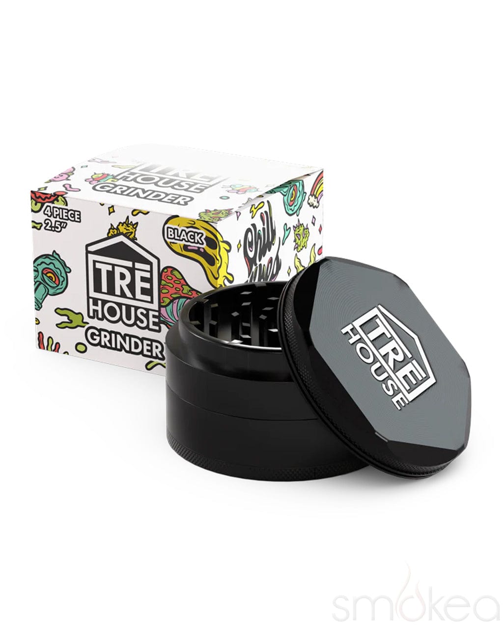 TRĒ House 4 Piece Aluminum Grinder