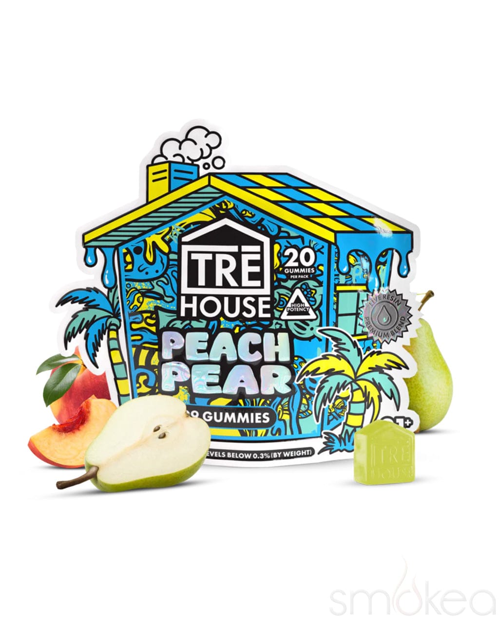 TRĒ House Delta 9 Gummies - Peach Pear