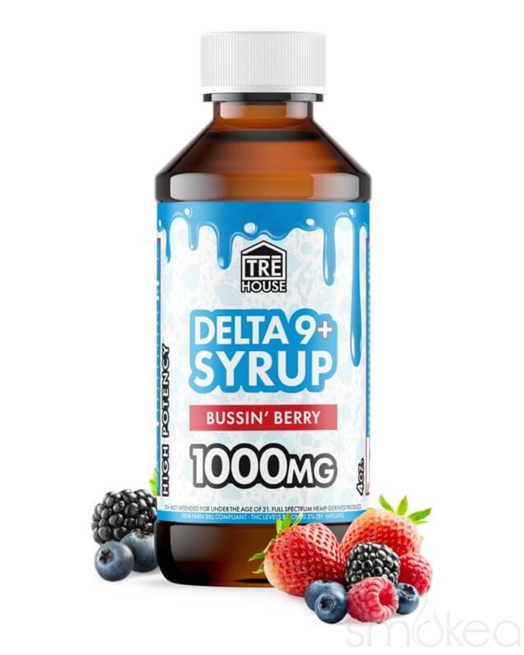 TRĒ House Delta 9 Syrup - Bussin' Berry