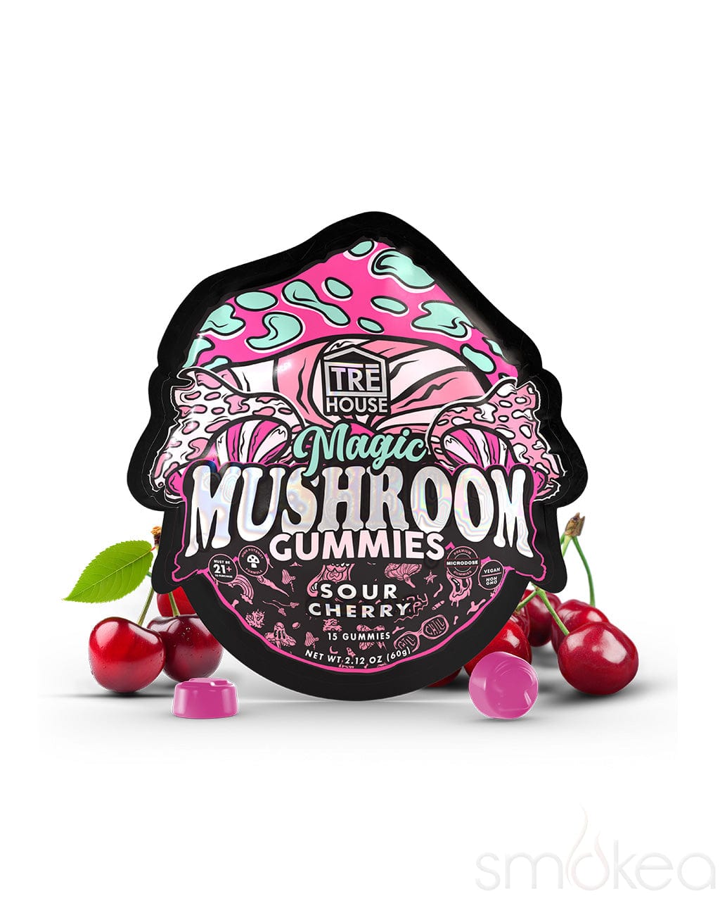 TRĒ House Magic Mushroom Gummies - Sour Cherry (15-Pack)